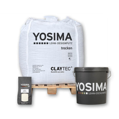 Yosima - indfarvet lerpuds