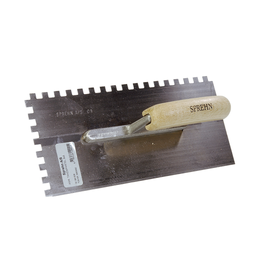 SPREHN tandspartel 130x280 mm 8x8 mm