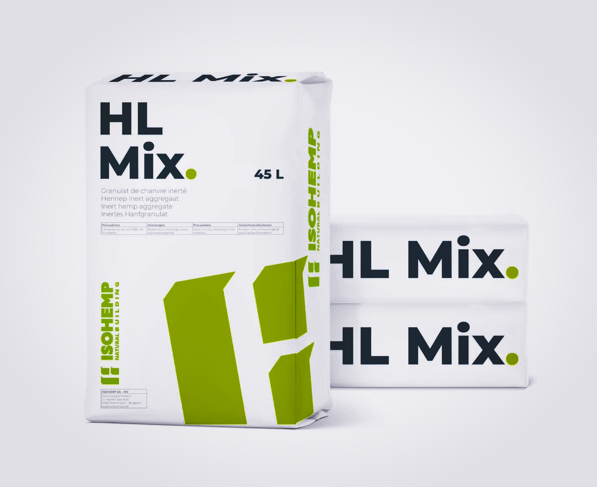 Hempcrete - Granulat "bagfyld"