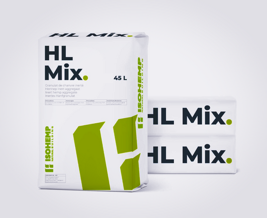 Hempcrete - Granulat "bagfyld"